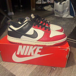 Nike Dunk Low NBA 75th Anniversary Red Black Size 9.5